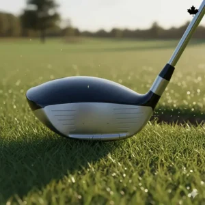 Close-up illustration of a club sole gliding through bentgrass turf common on Ontario and BC golf courses.