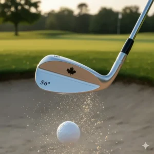 A 56 degree sand wedge designed for versatility in soft sand and thick rough, a staple for a 52 56 60 wedge set.