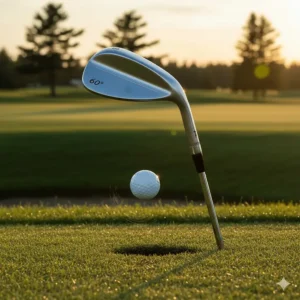 A high-lofted 60 degree lob wedge for precise flop shots over hazards, essential for technical Canadian greens.