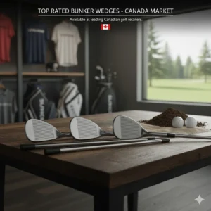 A curated selection of the best high bounce wedges available at Canadian golf retailers for bunker play.