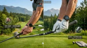 Step-by-step guide on how to clean golf grips to maintain tackiness in the Canadian climate.