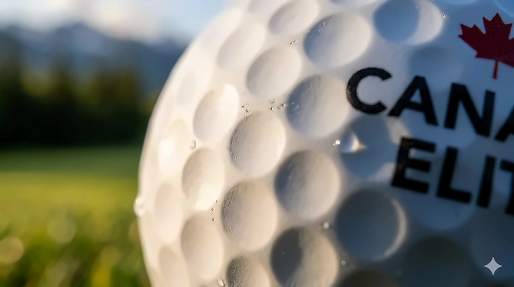 Cross-section of tour level balls. Coupe transversale de balles de golf de tournoi. tour level balls for scratch golfers
