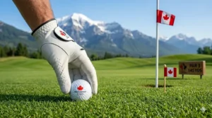 A "Top Picks" podium infographic for distance balls in Canada, featuring bilingual English and French headings.
