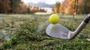Multi-layer golf balls for improved spin control on soft greens. | Balles de golf multicouches pour un meilleur contrôle de l'effet sur les verts.