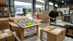 Bulk order of quality used golf balls ready for shipping across Canada.