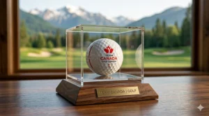 Full collection of official Team Canada golf balls for tournament play or gifts.