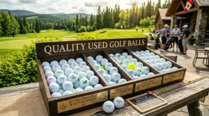 Eco-friendly and affordable quality used golf balls for sustainable golf.