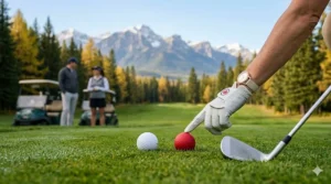 Comparison of matte versus glossy golf ball finishes on a Canadian golf course.
