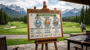 Comparison of value versus premium golf balls based on construction and cost.
