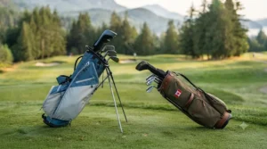 Minimalist carry bag design ideal for quick rounds and practice.