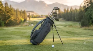 Compact sunday golf carry bags for quick 9-hole rounds.