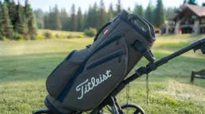 Stylish, modern golf cart bags for push carts compatible with all major brands.