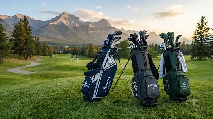Lightweight premium golf stand bags for Canadian courses