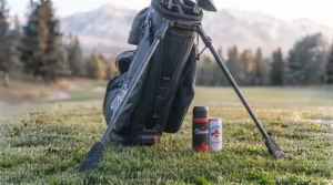 Golf stand bag with stable non-slip base stand