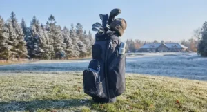 A durable insulated golf bag built to handle varying temperatures across Canadian golf seasons.