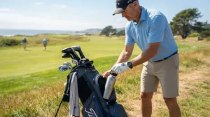 Golf cooler bags for hot weather providing essential hydration storage for players facing high summer temperatures.